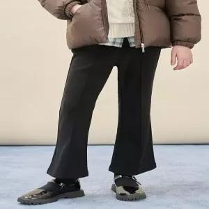 [25FW 시즌오프 30] 여아 폴리기모 부츠컷 팬츠 - 블랙 (BI5X21G035)