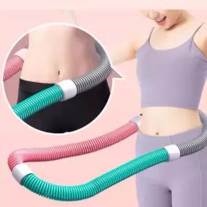 홈트 스프링 훌라후프 실내  허리운동 지압 트위스트 후프 휴대용