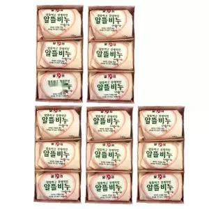 향이좋은 샤워비누 알뜰비누 데일리 체리블라썸향 140gx 3개입 5개 X