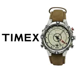 타이맥스 익스페디션 나침반 가죽 손목시계 T2N721