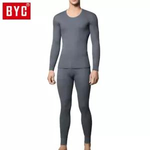 BYC 남성 내복 에어베이직 상하세트 U3199 다크그레이/스판/도톰한/성인/겨울철/따뜻한/부드러운/보온/방한
