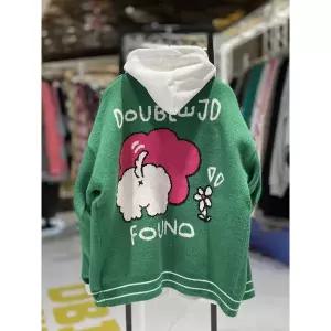 [더블제이디][남녀공용]플라워비숑 헤비가디건 3색상 2치수_s