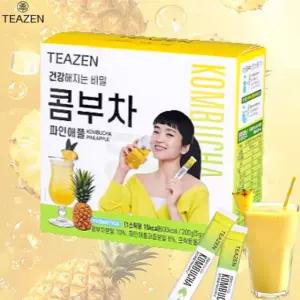 티젠 파인애플 콤부차 다이어트차 콤푸차 40개 효능