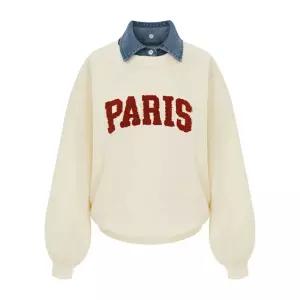 [정상가 139000원][샐리] 파리스데님디테쳐블맨투맨_I6A-CTS008