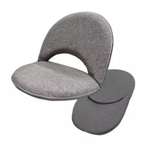 [DM] 자세 편한 등받이 방석_5단계 각도 조절 허리 쿠션 좌식 커버 분리형 의자