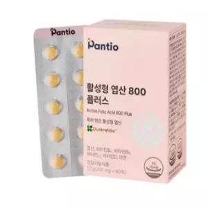 [판티오]활성형 엽산 800 보령약국 이노시톨 임신준비 초기 영양제(2개월분,69정)
