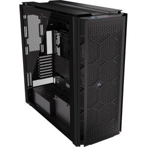 Corsair 9000D RGB 에어플로우 슈퍼 풀타워 PC 케이스 u2013 최대 18x 120mm, 7x 140mm, 또는 4x 200mm 팬 장착 u2013 InfiniRail 팬 장착 u2013 iCUE 링크 시스템 허브 포함 u2013 팬 없음 u2013 블랙