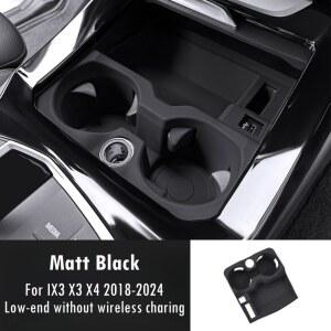 벤츠 텀블러 컵홀더 컵 커버 포함 차량용 콘솔 센터 매트 IX3 I4 X3 시리즈용 테이크아웃 BMW I3 트레이 실리콘 미끄럼방지 거치대 보관 X4 3/4 자동차