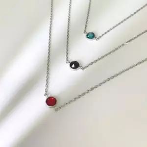 (스와로브스키) (실버) 데일리 탄생석 팔찌 uYU7+5Zdm