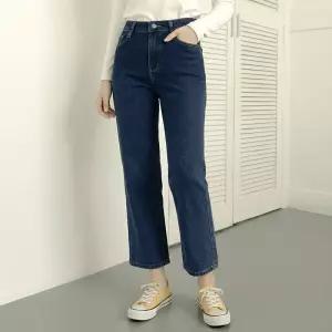 [올리비에스클로젯] 스티치 세미 와이드 데님 팬츠_O2601DP002A