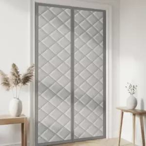 원터치 방풍 커튼 현관문 외풍차단 자석 밀페 바람막이 누빔 비닐 가림막 우풍 방한문