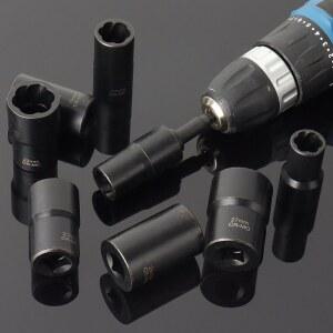 역탭 백탭 13P 볼트리무버 중형 9 리무버 11개 세트 볼트 19mm 추출기 제거