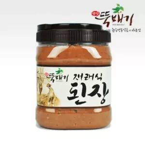 뚝배기 재래식된장 1.8kg 국산콩 100% 집된장
