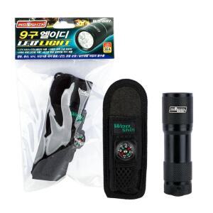 [2개구성] 9구 LED 라이트 ld 고휘도 휴대용 비상용 야외 AEWFFQ5U2