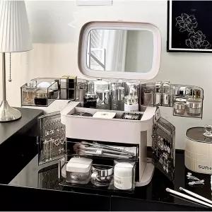 수납장 미니 정리대 책상위 보관함 소형 정리 원룸 인테리어 수납함 다용도