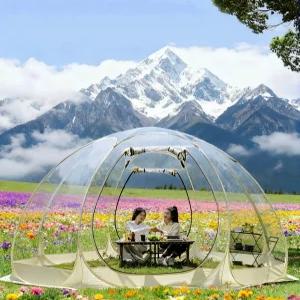 투명 돔텐트 글램핑 텐트 비닐 돔형 우레탄창 이글루