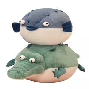 특이한 땡땡이 복어 선물 물고기 귀여운인형 생물 인형