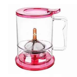 메이커 스마트 여과기 더블 커피 핫핑크 차 이중필터