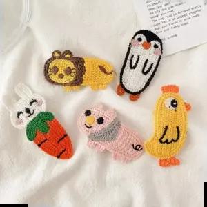 옆머리핀 귀여운 동물 똑딱핀 옆머리똑딱핀