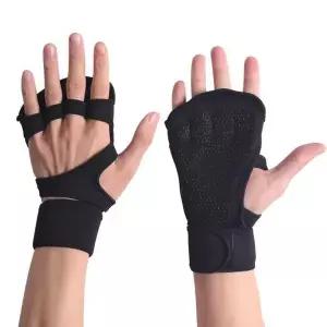 [셀러허브]미끄럼 방지 4구 헬스장갑 턱걸이 철봉 손목보호 (S30682288)