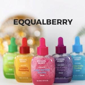 EQQUAL 베리 세럼 세트 30ml 바쿠치올 플럼핑 NAD 펩타이드 부스팅 에센스 히알루틴 플러딩 알로에 진정 안티에이징 페이스 케어