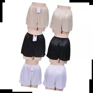 무지 새틴 심플하고 실크처럼 부드러운 속바지 슬립