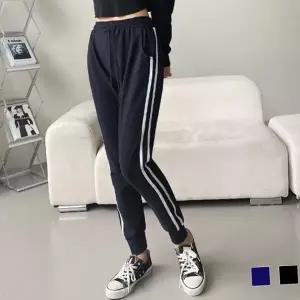 여성 두줄 추리닝 포인트 밴딩 조거팬츠 추리닝바지 여자조거