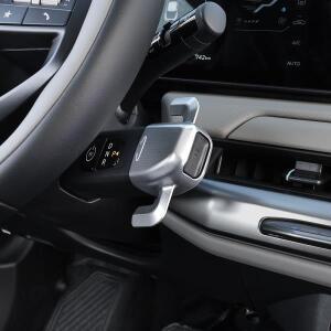 기아 EV3/EV4/EV5/EV9/PV5/TASMAN 차량용 알루미늄 합금 핸들 기어 변속 노브 보조 버튼 트림 커버 액세서