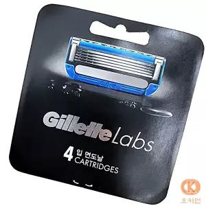 질레트랩스 면도날 4개입 히티드레이저 면도날