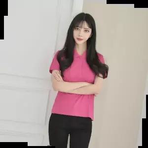 단체티셔츠 교복몰 아이스크림 카라 반팔티 12컬러 (소재 면)