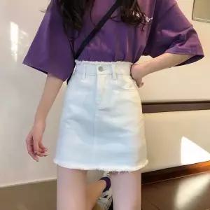 여름 A라인 숏치마 데님 미니 스커트 여자 학생 치마