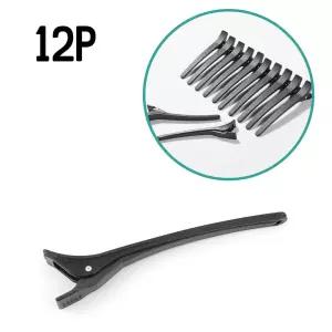 미용실 집게핀 핀컬핀 커트핀셋 앞머리 헤어핀 12P 핀컬핀 미용실집게핀