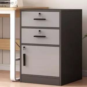 사무실서랍장캐비넷 철제자물쇠보관함 파일정리함 개인사물함 데스크정리
