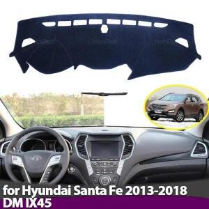 미끄럼 방지 대시 보드 커버 자동차  산타페 2013 2018 DM IX45 호환 차양 카펫