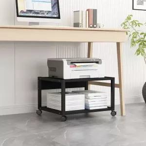 책상선반 프린트 다이 정리대 사무실 인테리어 잠금 낮은 이동식 보관파일 트레이