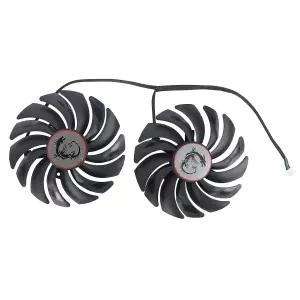 95MM 비디오 카드 팬 교체용 MSI GTX 1070 1080 Ti 게이밍 X RX 570 580 5600 5700 XT 그래픽 냉각