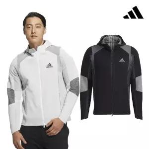 [하프클럽/아디다스골프]아디다스 남성 스테이트먼트 프라임니트 후드 자켓 바람막이 아우터 HB3591