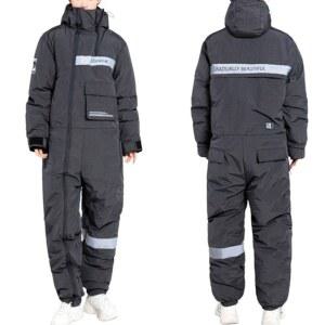 방한복 방수 라이더 배달 방 바람막이 패딩 점프슈트 일체형 상하의