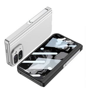 마그네틱 힌지 거치대 충격 방지 케이스 구글 픽셀 9 프로 폴드 스크린 유리 보호 매트 커버