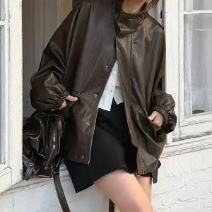 [빅사이즈]이블렛 마티덴 스트링 레더 자켓 제이스타일