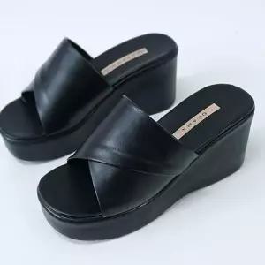 [라일리] Rly 7CM 여성 선생님 키높이 통굽 사무실 슬리퍼