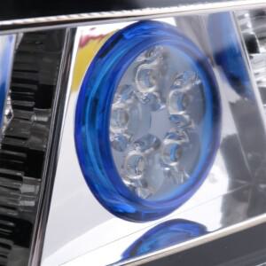 벤츠 악트로스 MP2 트럭 9438200156 용 최고의 앞 우측 LED 안개 램프 주간 등