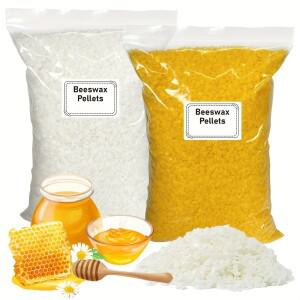 수제 양초 제작용 밀랍 1000g/500g/200g, DIY 공예용 왁스 몰딩 재료, 왁스 몰드 재료, 축제용 양초 제작