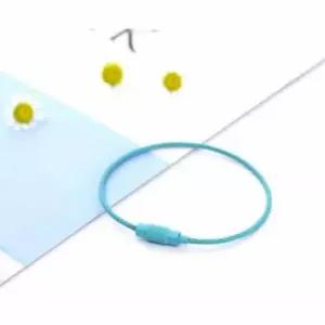 [문구] 컬러 와이어링 10P 키링 아트와이어 고리 장식용 컬러링