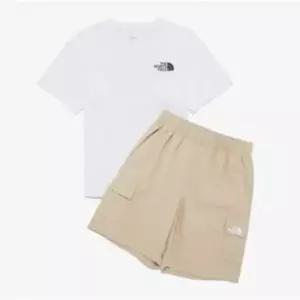 노스페이스 키즈 NT7UR20 익스프로러 크루 세트 338506