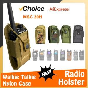 범용 나일론 라디오 케이스 MSC 20H 몰리 워키토키 파우치 허리 가방 홀더 휴대용 인터폰 홀스터 야외용