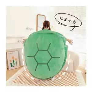 거북이 등 껍질 봉제 방석 착용 침낭 쿠션 선물 옷 베개 인형 틱톡 가능한