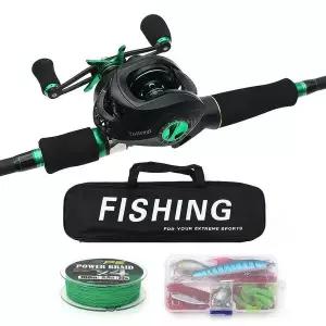 만능낚시 쏘가리 배스 루어 베이트릴 낚시대 세트 농