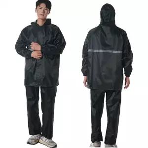 남성 상하의세트 방수 후드 레인웨어 오토바이 자전거 야외활동 우천용 비옷
