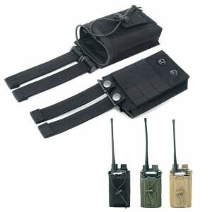 전술용 무전기 케이스 다기능 몰리 홀더 워키토키 파우치 오픈 탑 홀스터 가방 장비